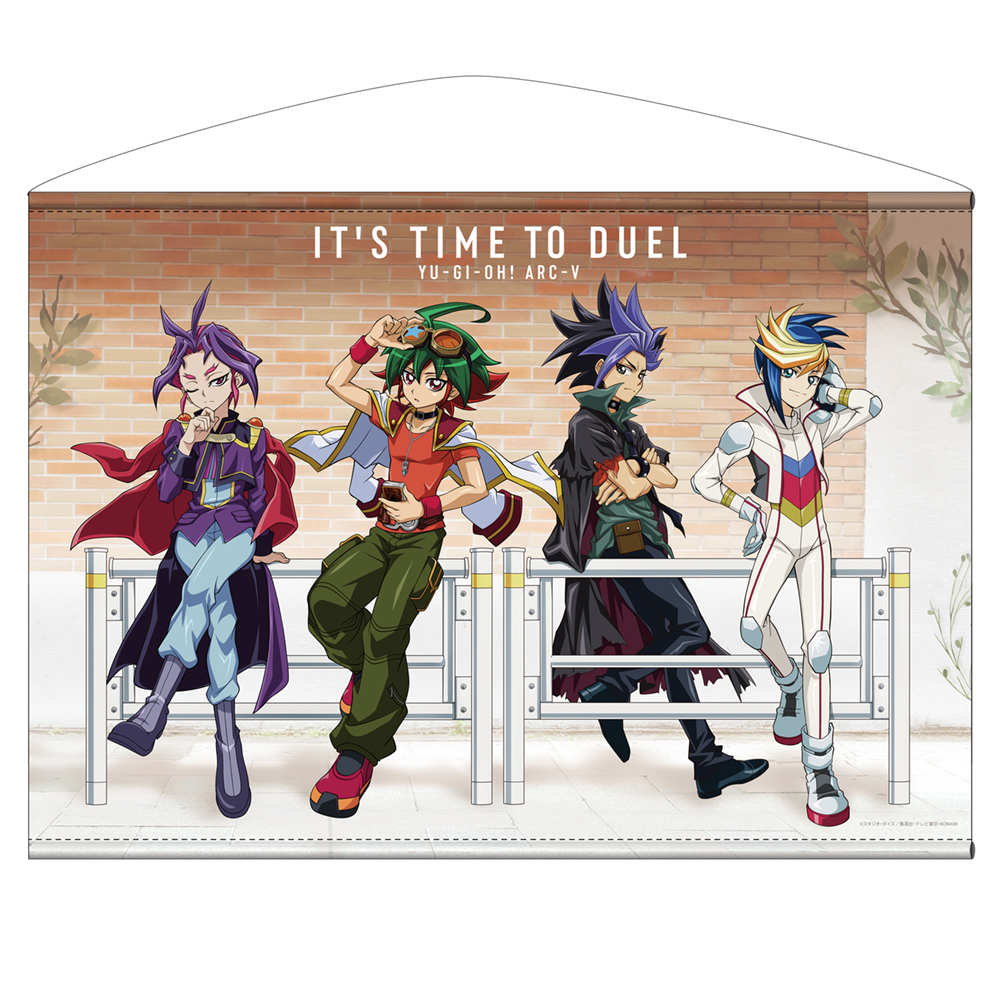 描き下ろし 遊矢＆ユート＆ユーゴ＆ユーリ B2タペストリー ..