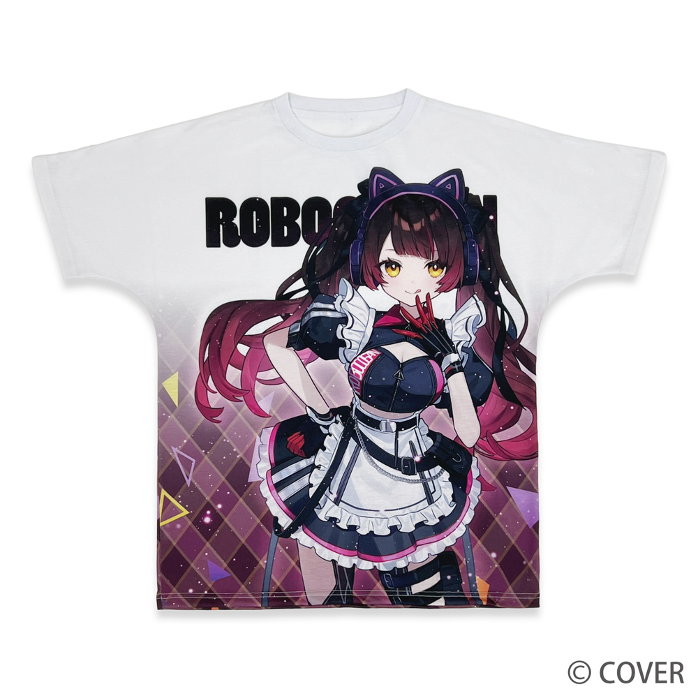 ロボ子さん フルグラフィックTシャツ サイバーメイドカフェV..