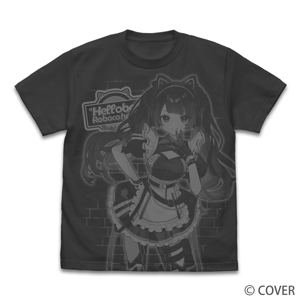 ロボ子さん オールプリントTシャツ サイバーメイドカフェVe..