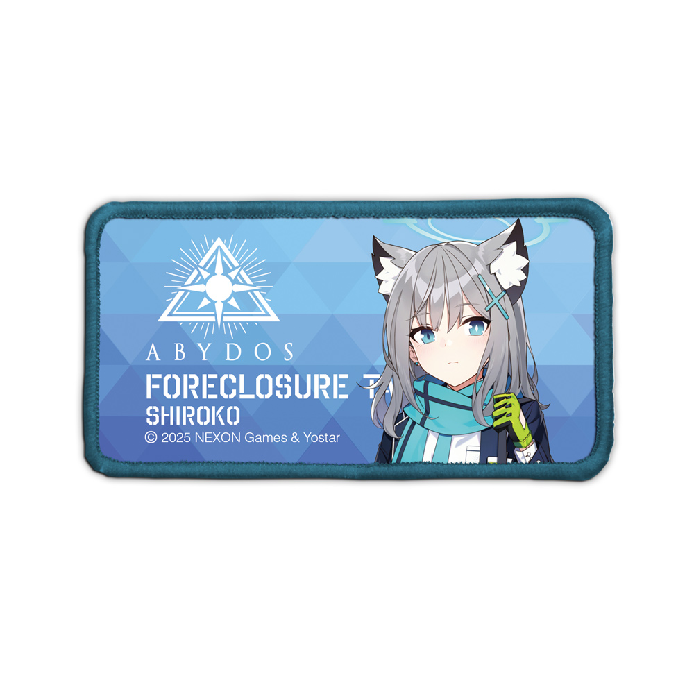 『ブルーアーカイブ』シロコ 脱着式フルカラーワッペン