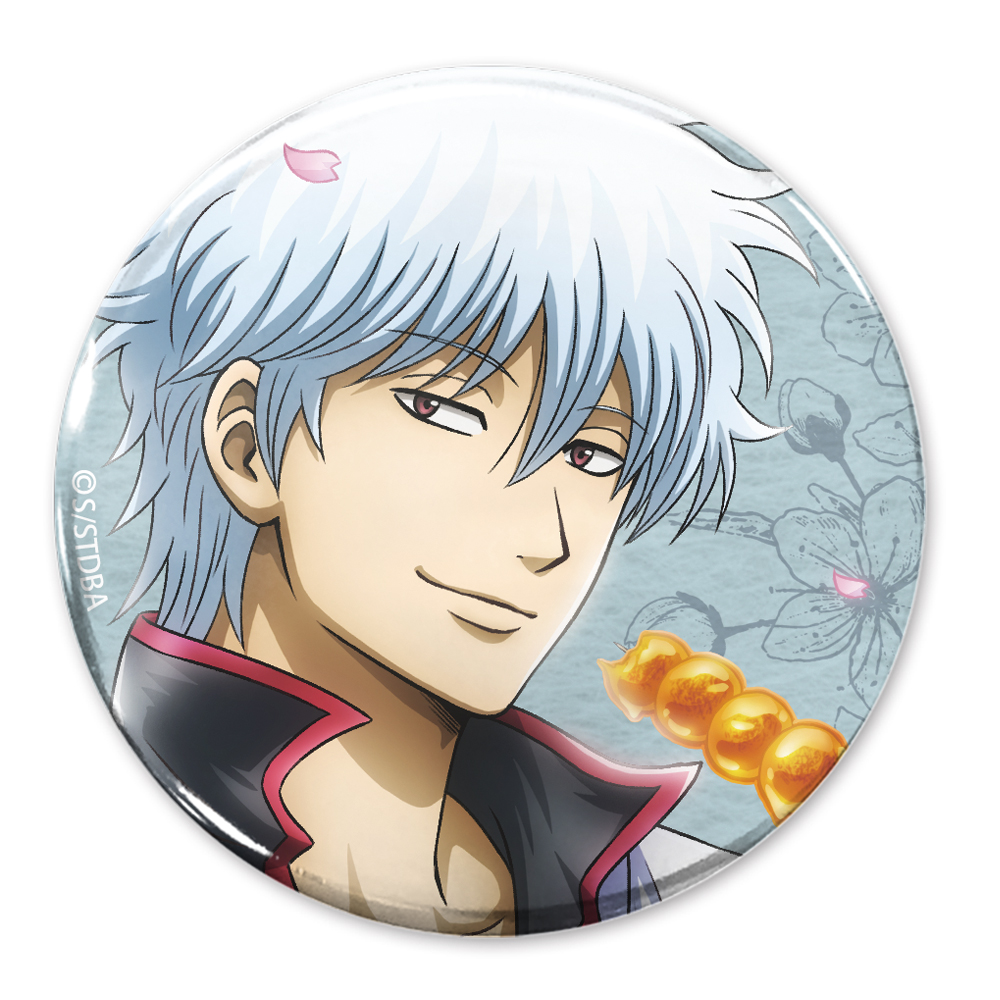 描き下ろし 坂田銀時 65mm缶バッジ 小窓から覗く景色Ve..