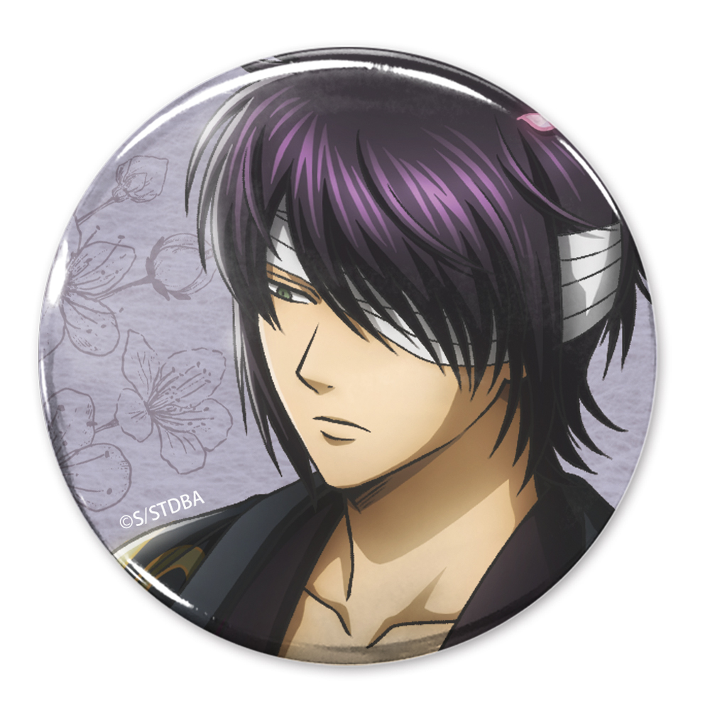 描き下ろし 高杉晋助 65mm缶バッジ 小窓から覗く景色Ve..