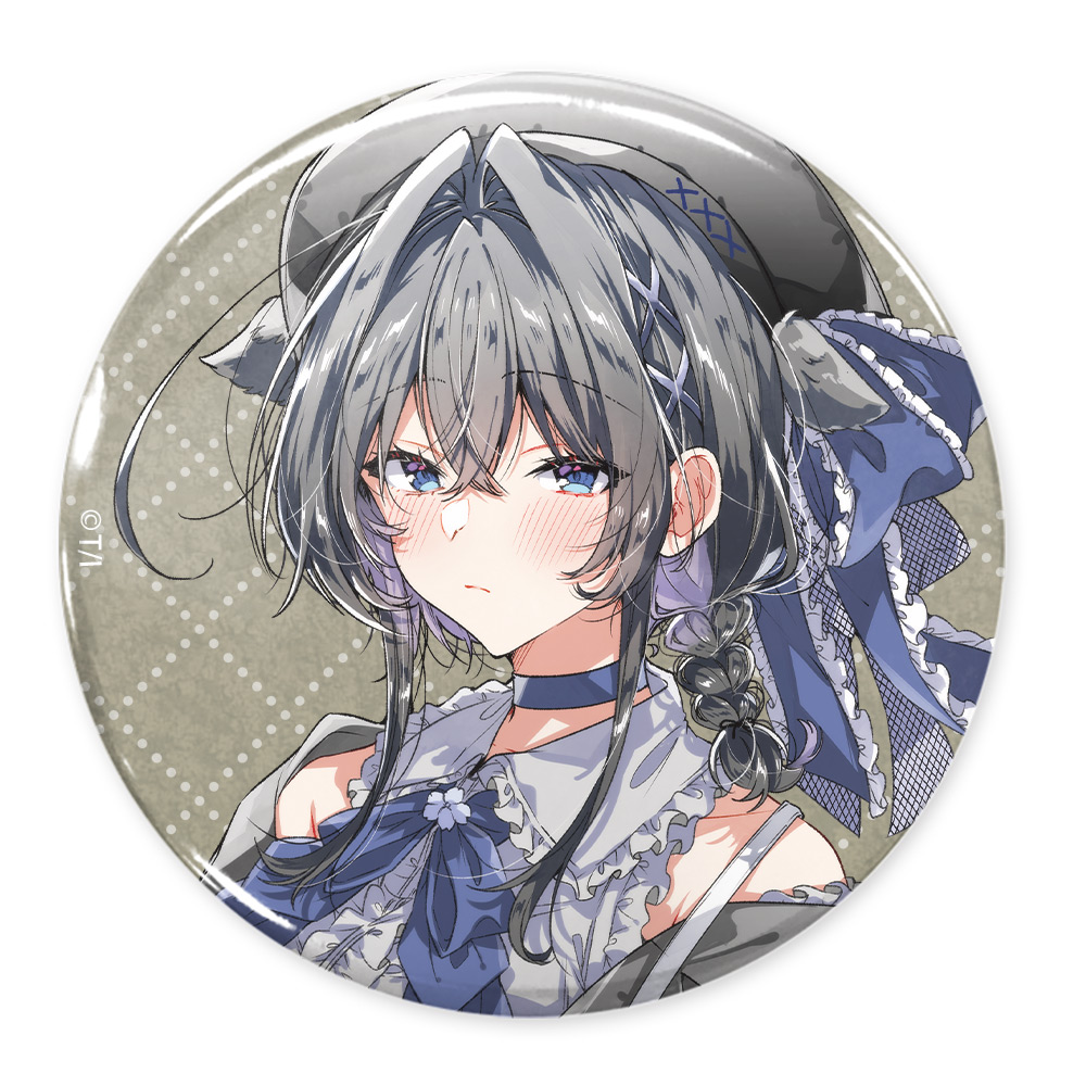 描き下ろし 朝凪依 65mm缶バッジ アフタヌーンティーVe..