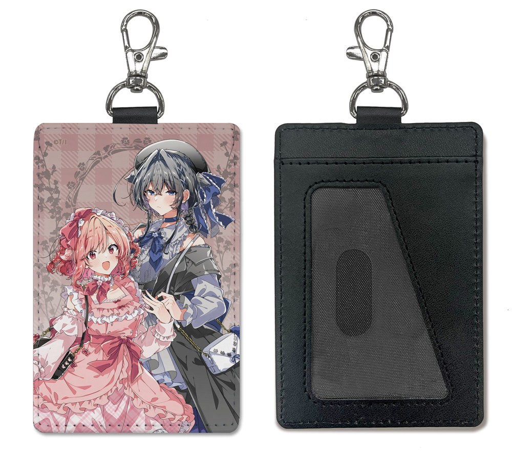 描き下ろし ささやくように恋を唄う パスケース（ナスカン付き..