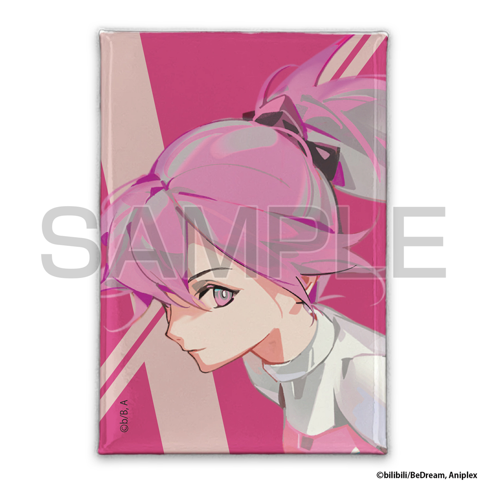 ロリ スクエア缶バッジ