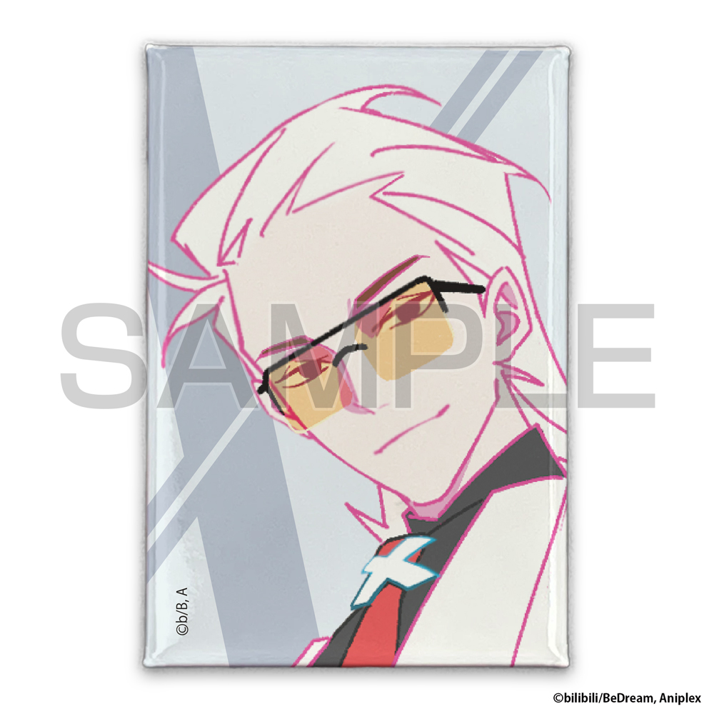 X スクエア缶バッジ