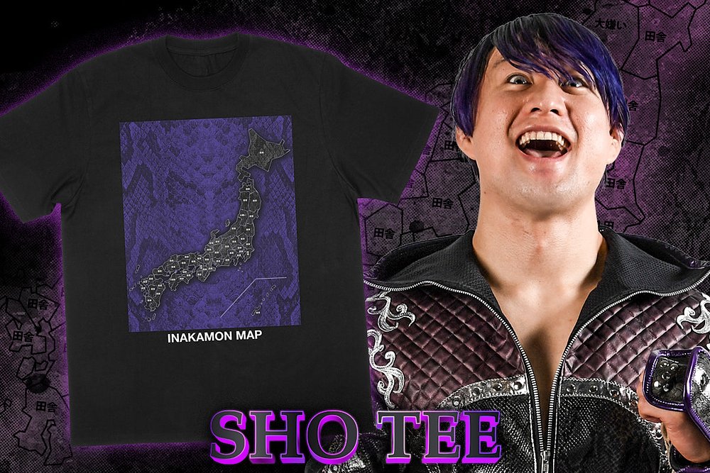 SHO「INAKAMON MAP」Tシャツ