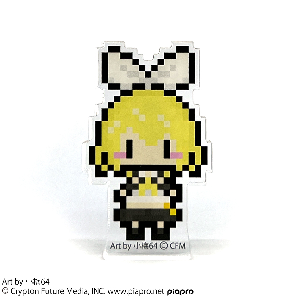 鏡音リン アクリルブロックフィギュア 小梅64 Ver.