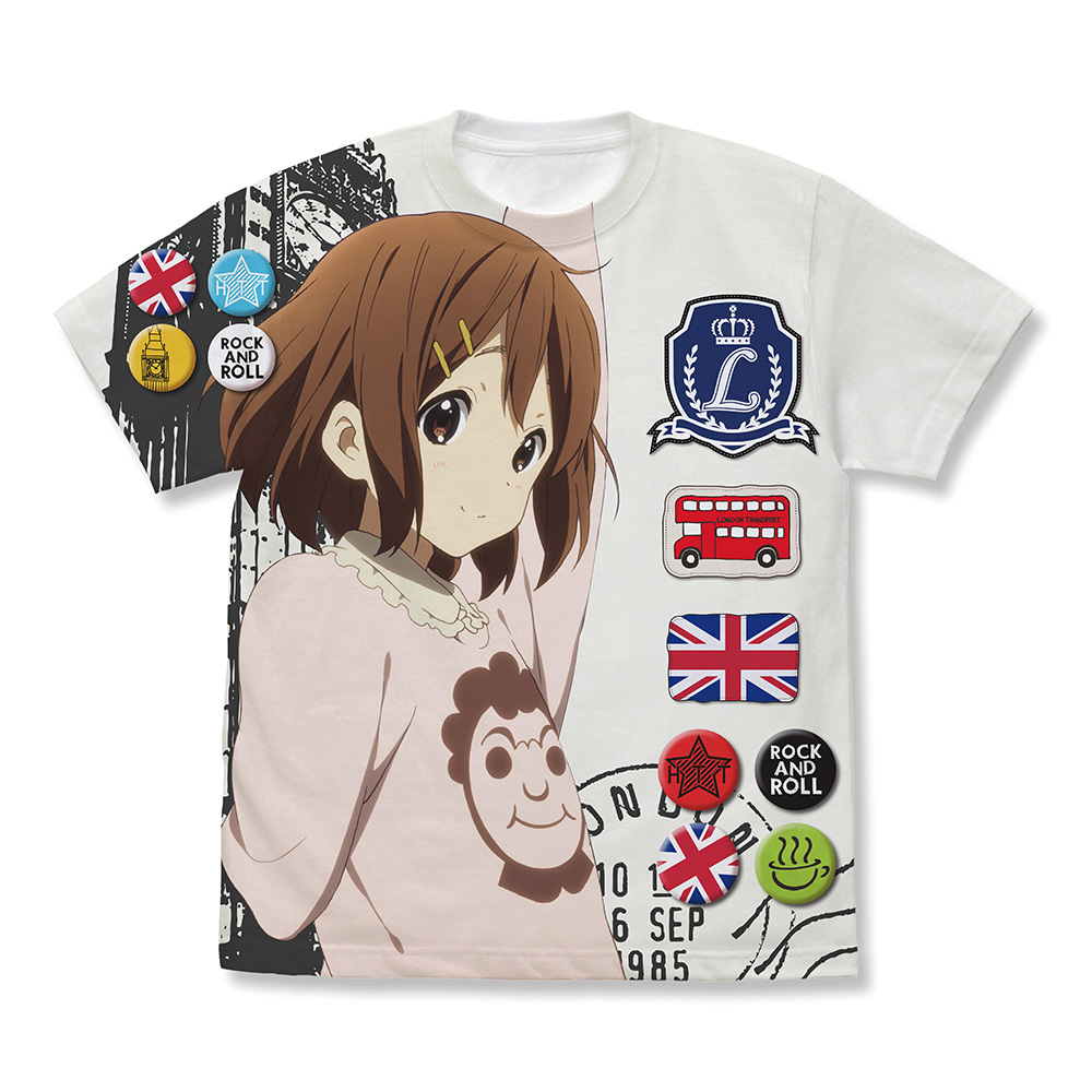 平沢唯 フルグラフィックTシャツ the UK Ver.