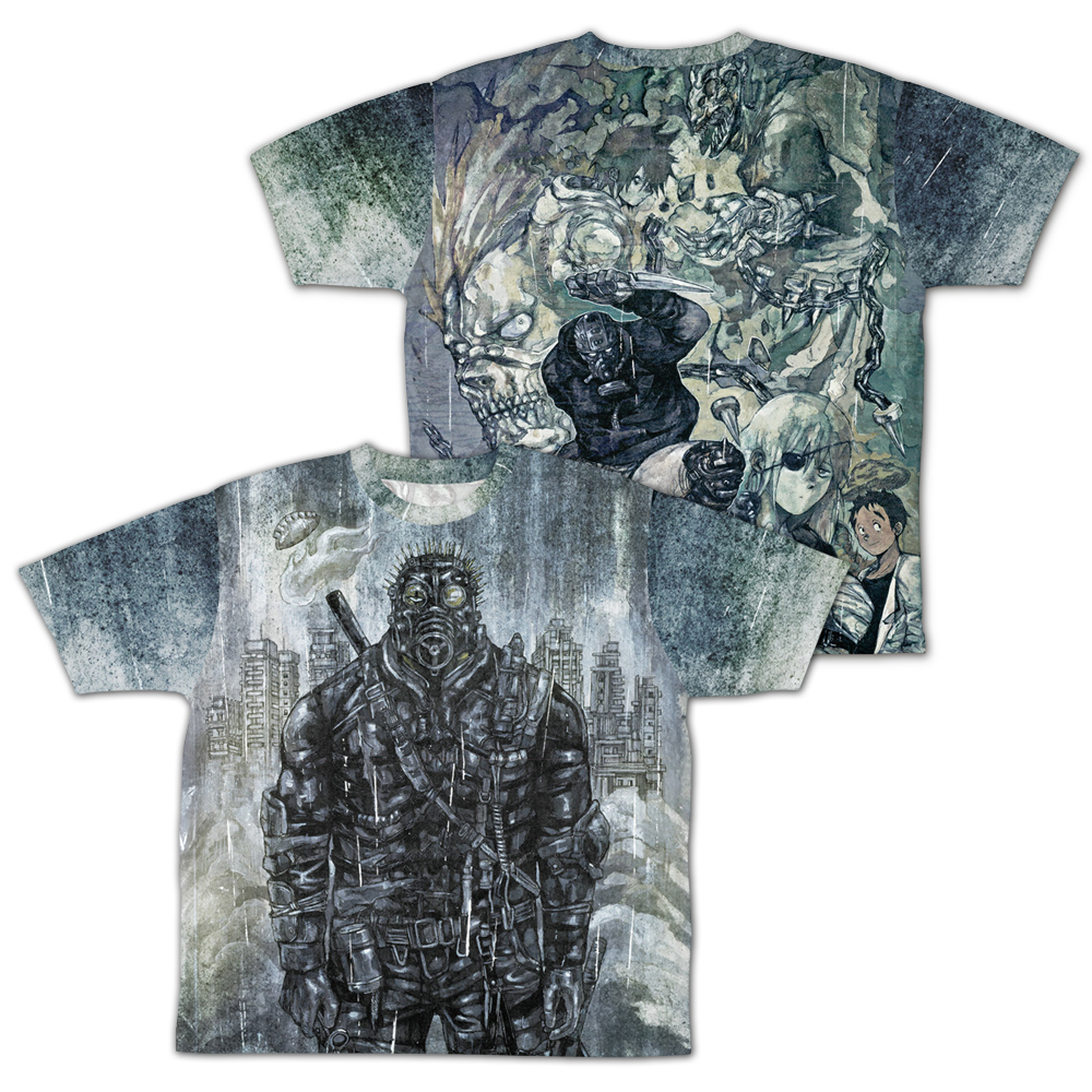 ドロヘドロ「RAIN」両面フルグラフィックTシャツ