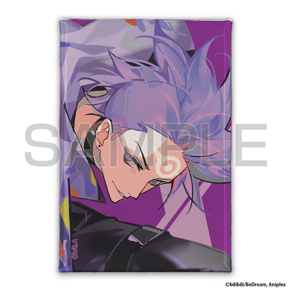 梁龍 スクエア缶バッジ