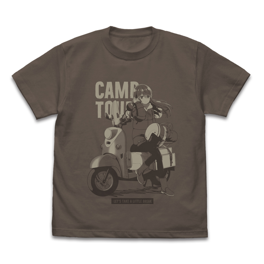 描き下ろし 志摩リン Tシャツ バイクでひといきVer.