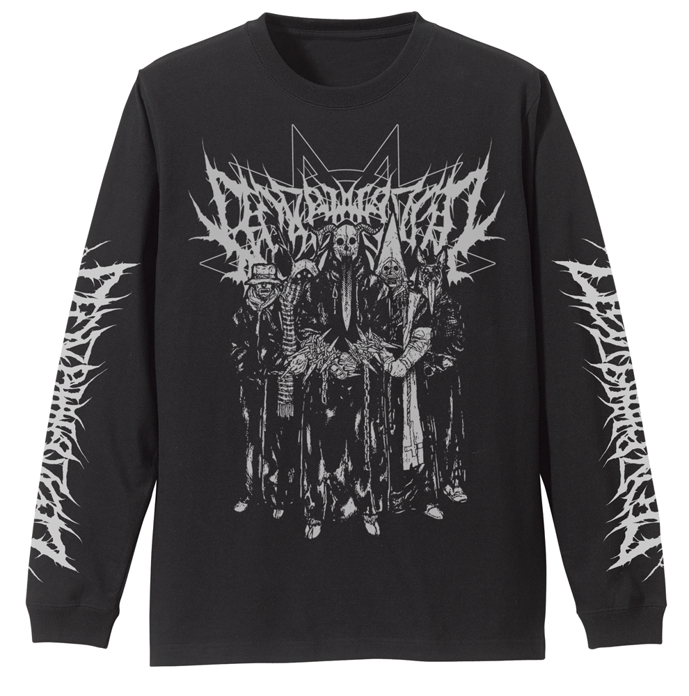 チダルマと悪魔たちの袖リブロングスリーブTシャツ