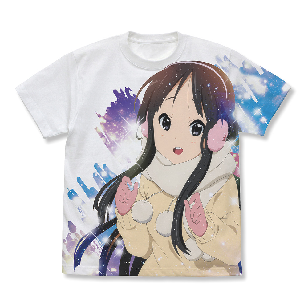 秋山澪 フルグラフィックTシャツ Sparkle Snow ..