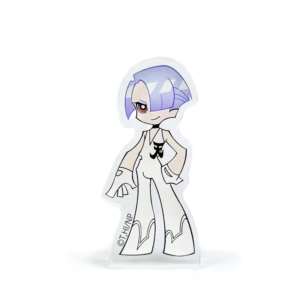 ポリエステル アクリルブロックフィギュア