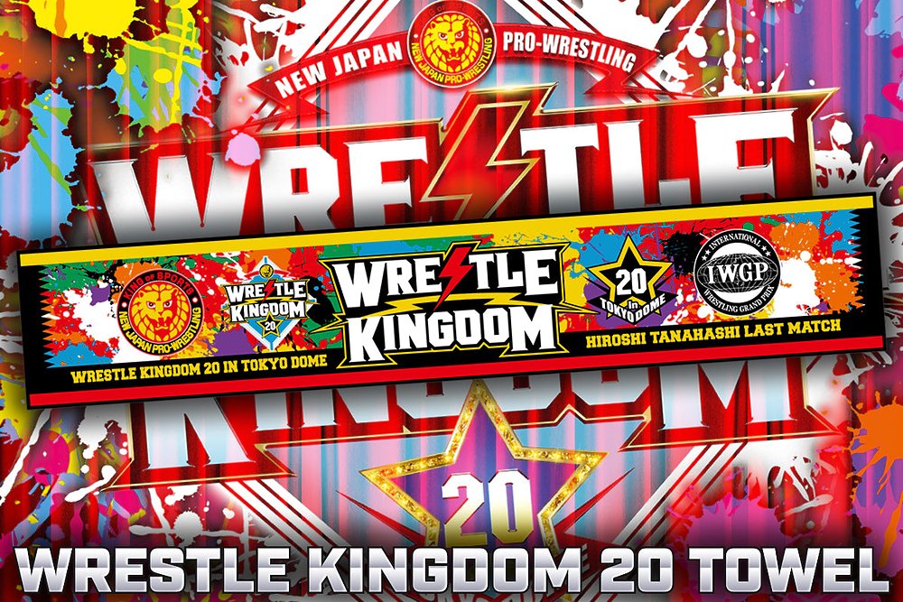 WRESTLE KINGDOM 20 大会記念 マフラータオ..