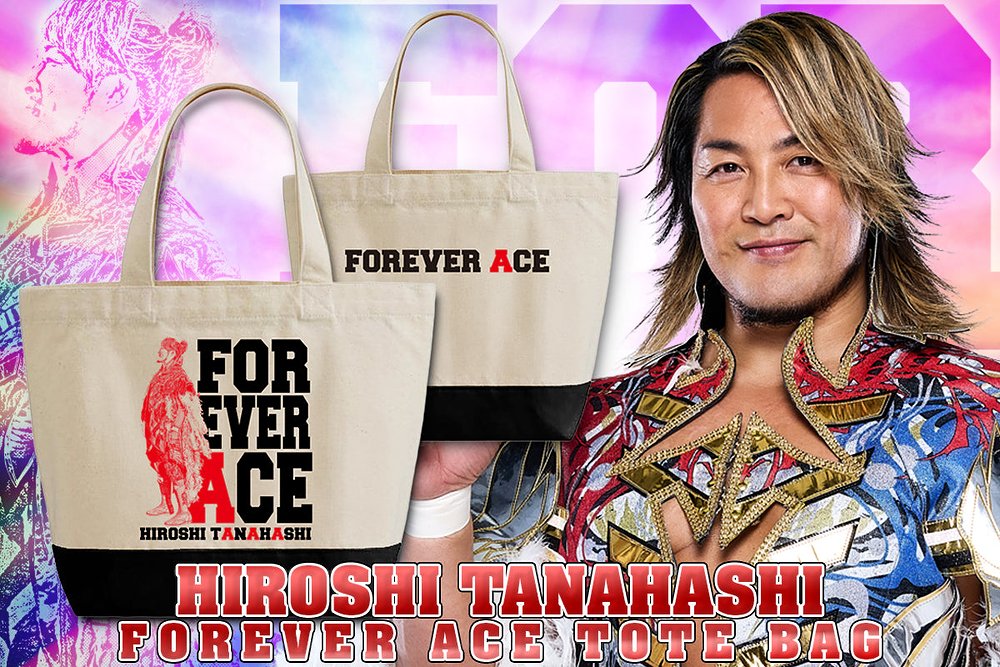 棚橋弘至「FOREVER ACE」ラージトートバッグ