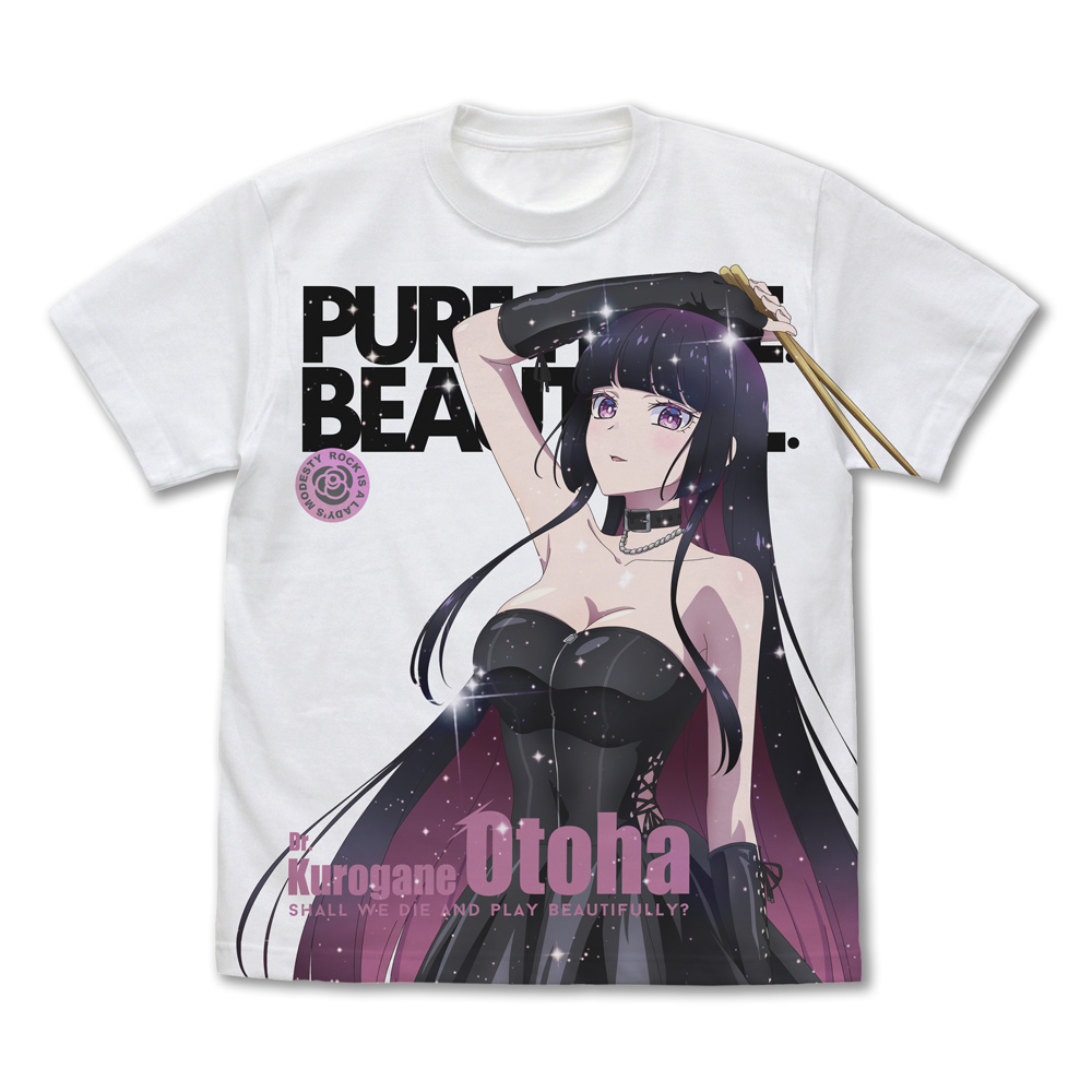 描き下ろし 黒鉄音羽 フルグラフィックTシャツ ボンテージコ..