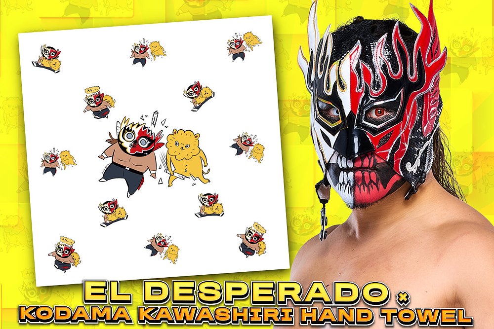 エル・デスペラード × 川尻こだま コラボハンカチ