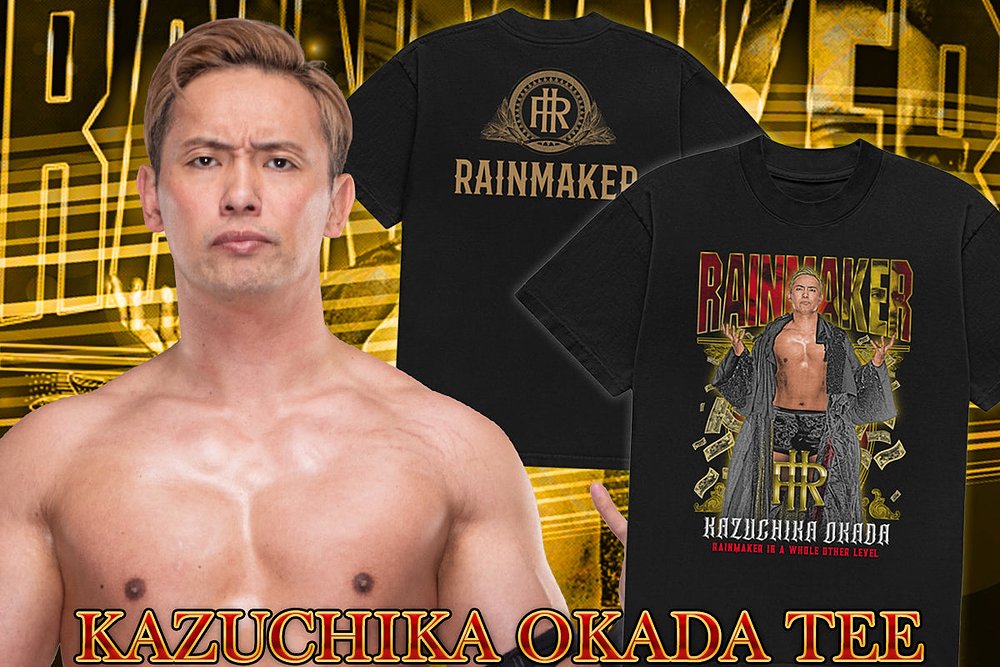 オカダ・カズチカ「RAINMAKER」Tシャツ（2026）