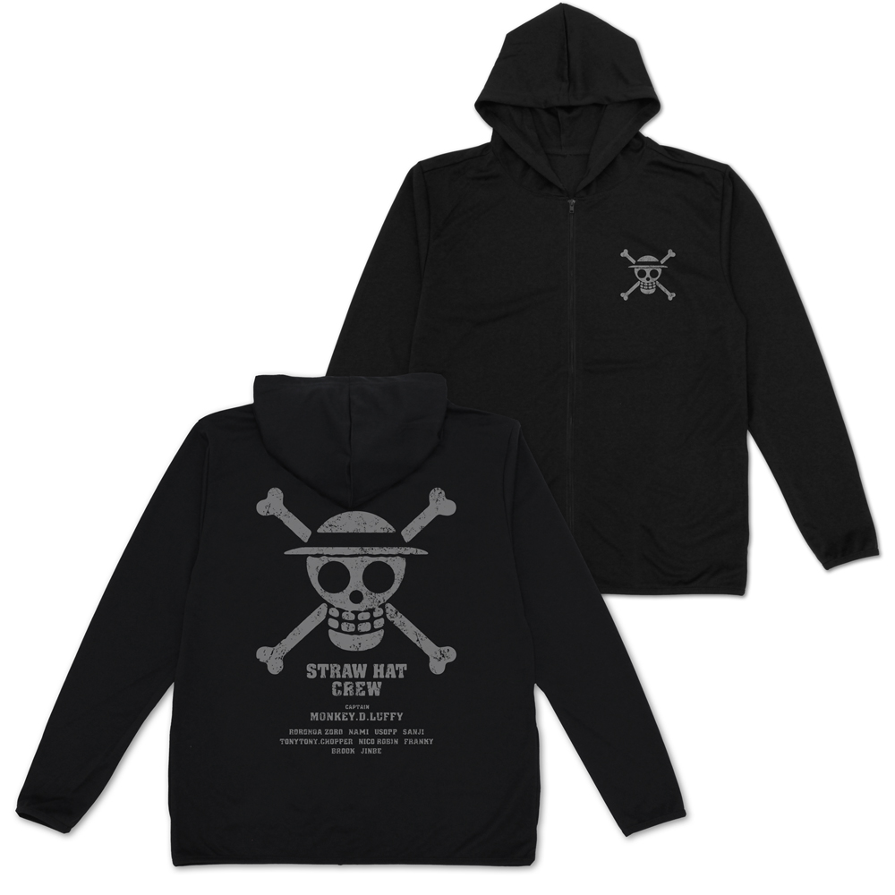 麦わらの一味 薄手ドライパーカー Ver.2.0