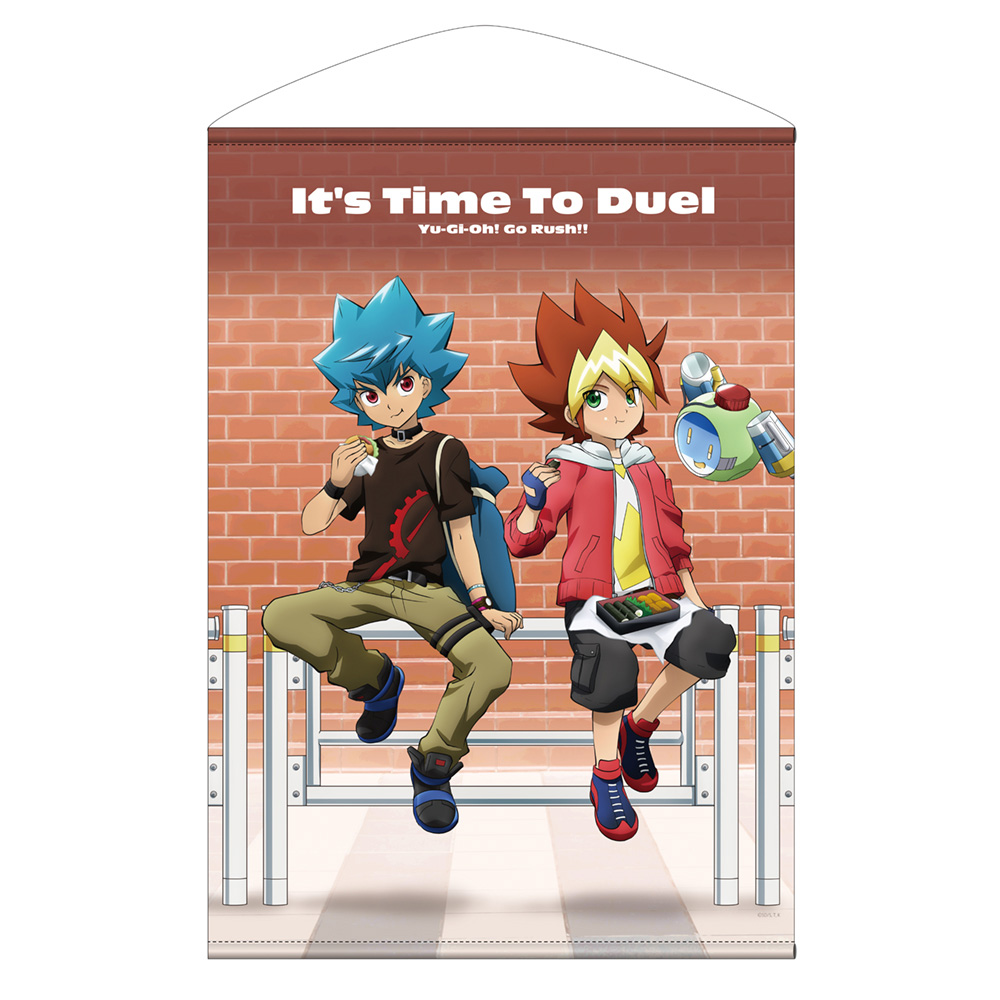 描き下ろし 王道遊我＆ルーク B2タペストリー オフモードの..