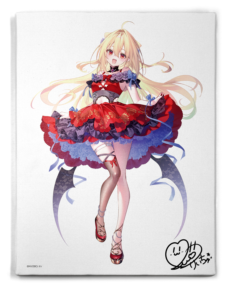 描き下ろし テラコマリ・ガンデスブラッド F6キャンバスアー..