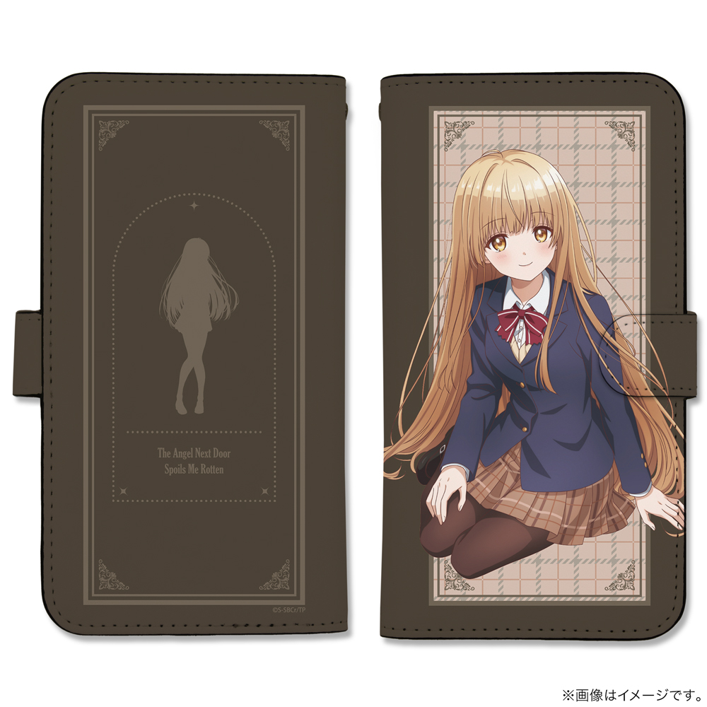 椎名真昼 手帳型スマホケース（回転型）Lサイズ