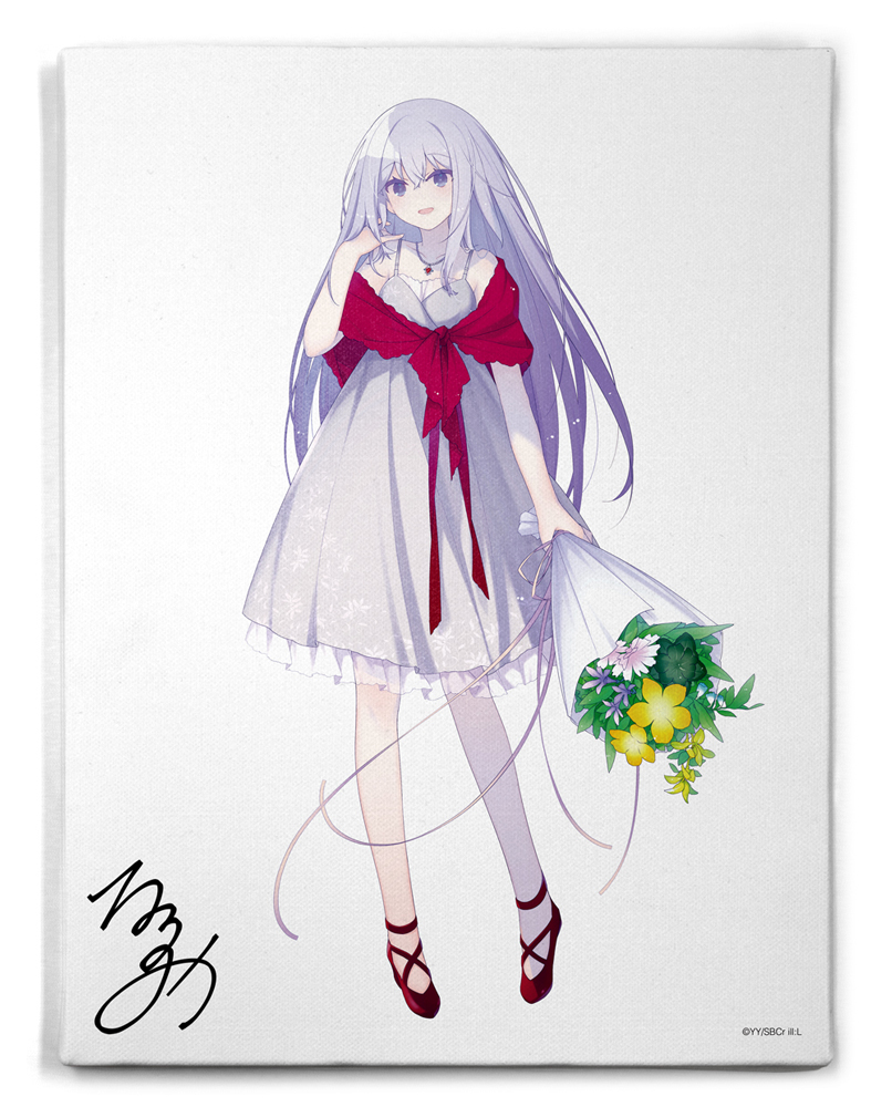 描き下ろし 夏川真涼 F6キャンバスアート 20th Ann..