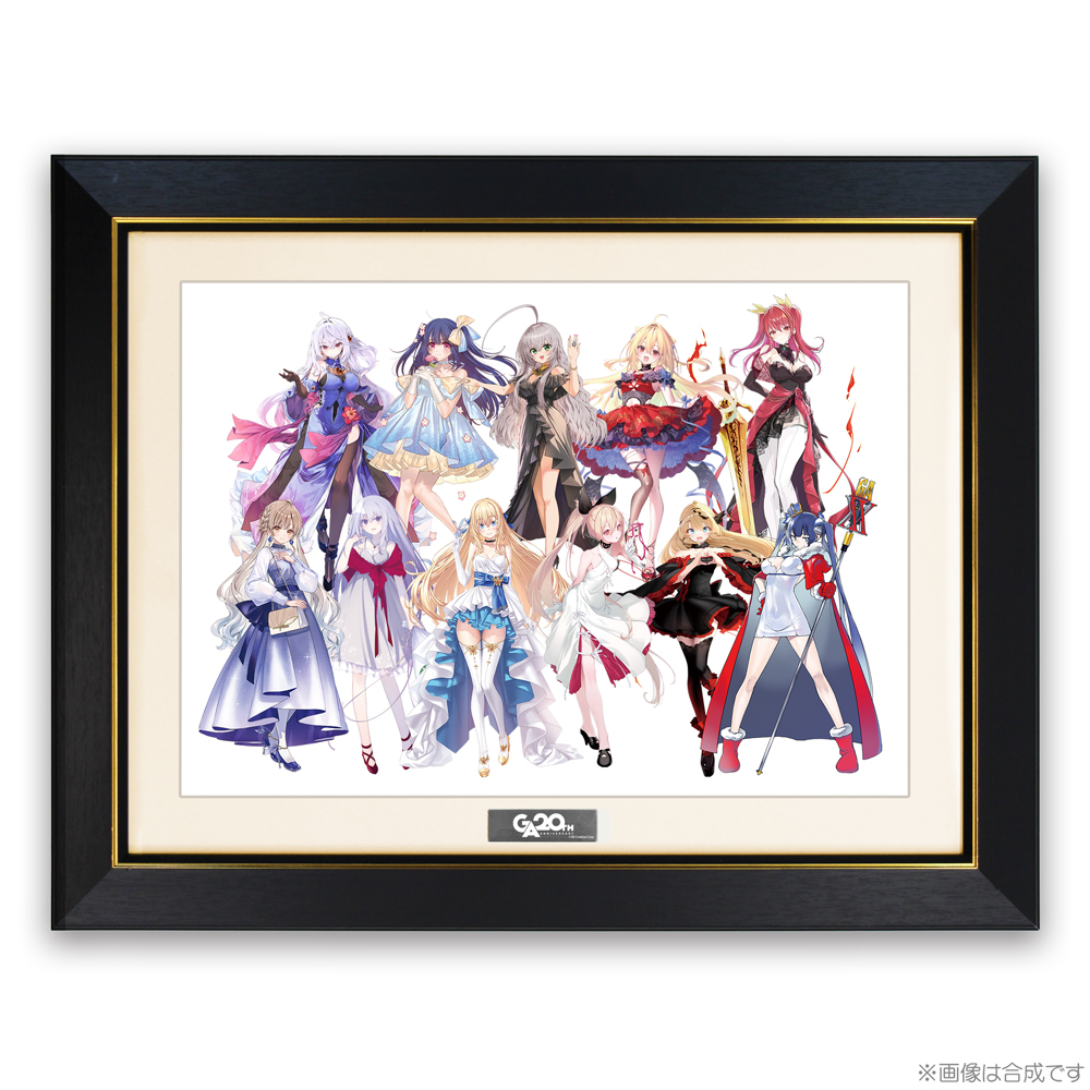 描き下ろし GA文庫ヒロイン A3キャラファイングラフ 20..