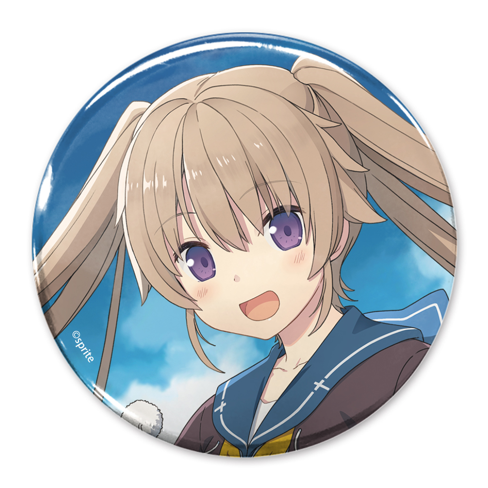 有坂真白 65mm缶バッジ Beyond the sky V..