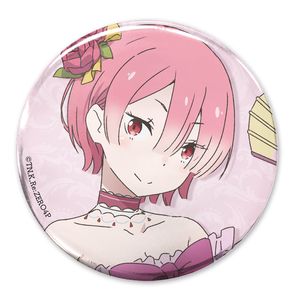 描き下ろし ラム 65mm缶バッジ パーティードレスVer.