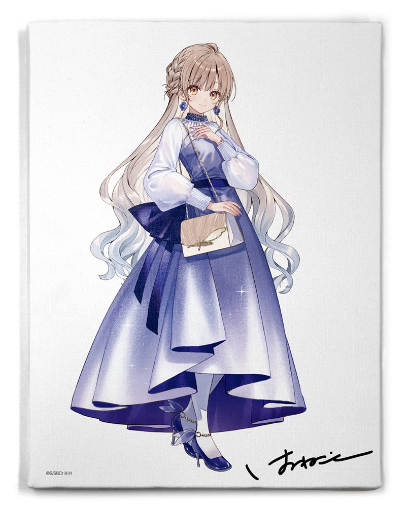 描き下ろし 椎名真昼 F6キャンバスアート 20th Ann..