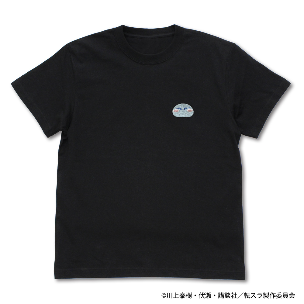 リムル様 ワンポイント刺繍Tシャツ　BLACK