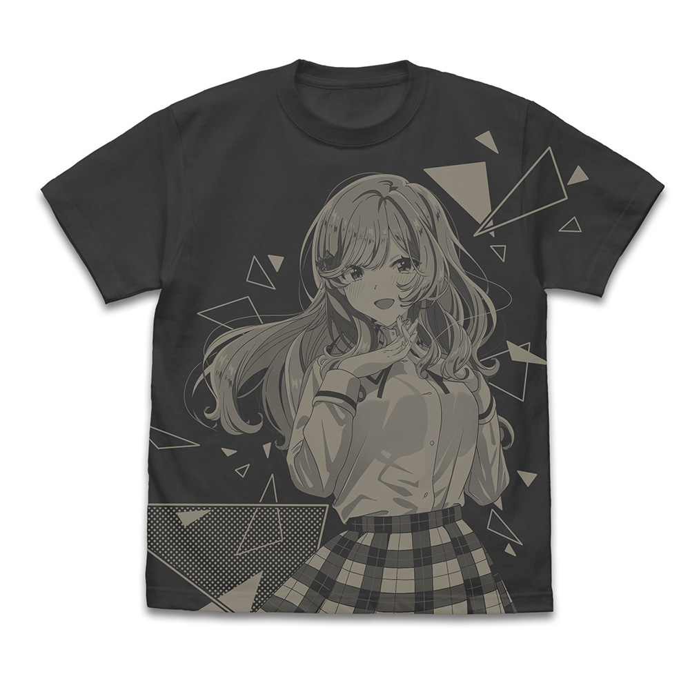 瀬名紫陽花 オールプリントTシャツ