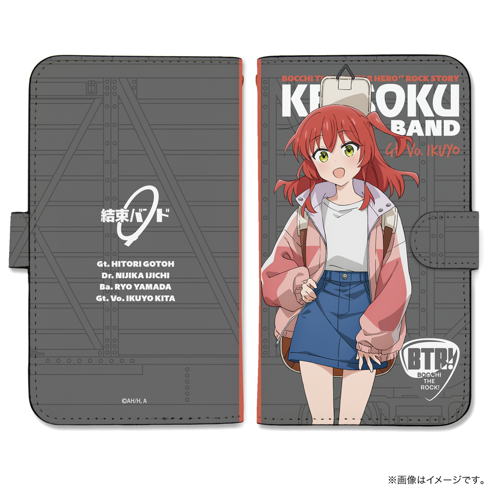 喜多郁代 手帳型スマホケースL ストリートファッションVer..