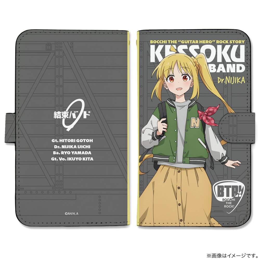 伊地知虹夏 手帳型スマホケースLL ストリートファッションV..