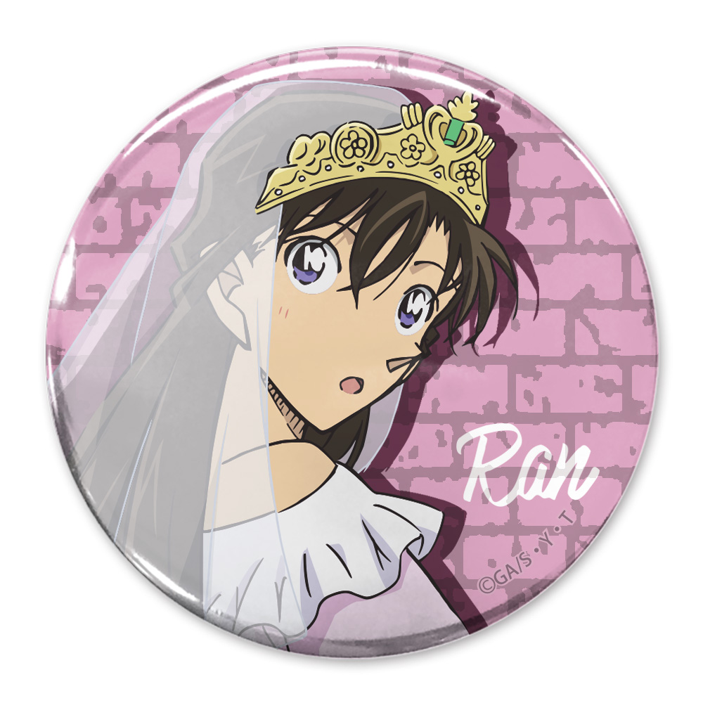 毛利蘭 65mm缶バッジ ハート姫Ver.