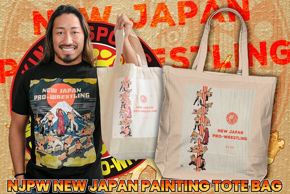 新日本プロレス「NEW JAPAN PAINTING」トート..