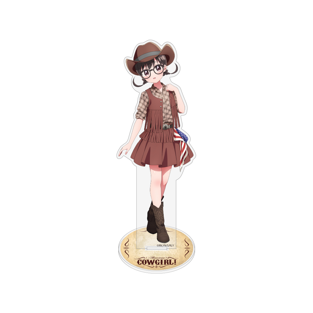 描き下ろし 伊院知与 アクリルスタンド（大） カウガールVe..
