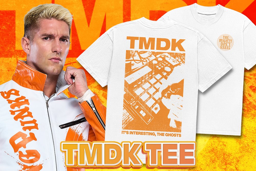 TMDK Tシャツ（2026・ホワイト×オレンジ）
