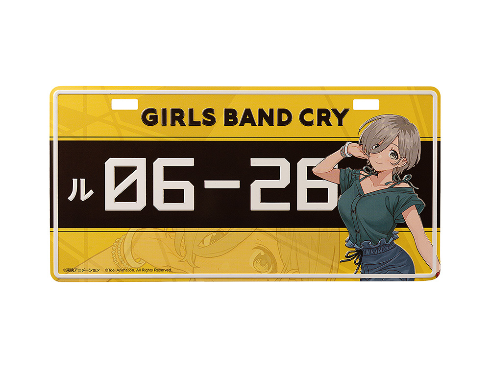 GIRLS BAND CRY ナンバープレート風プレート ル..