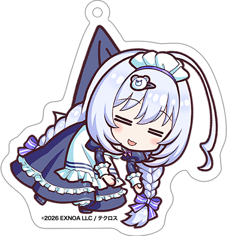 テクロノス つままれキーホルダー リリィ（メイド）