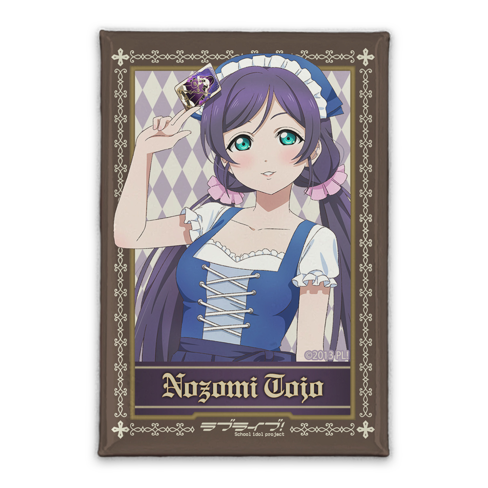 描き下ろし 東條 希 スクエア缶バッジ ディアンドルVer.