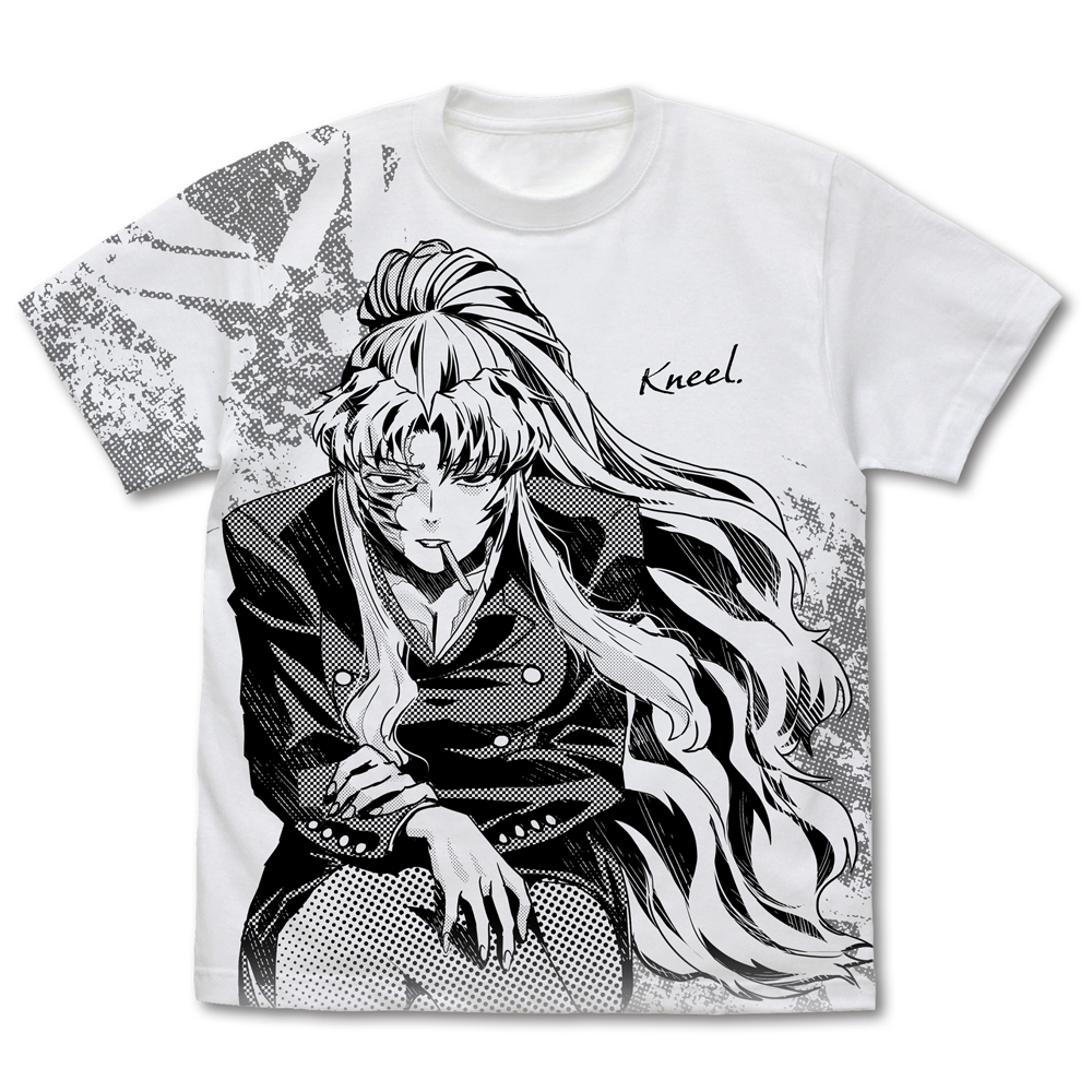 描き下ろし バラライカ「跪け。」 オールプリントTシャツ