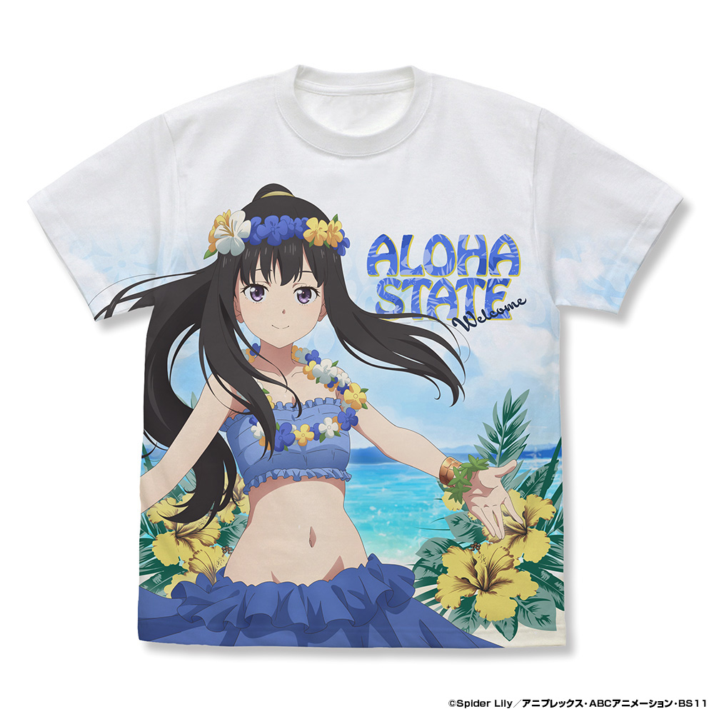 描き下ろし 井ノ上たきな フルグラフィックTシャツ ワイハの..
