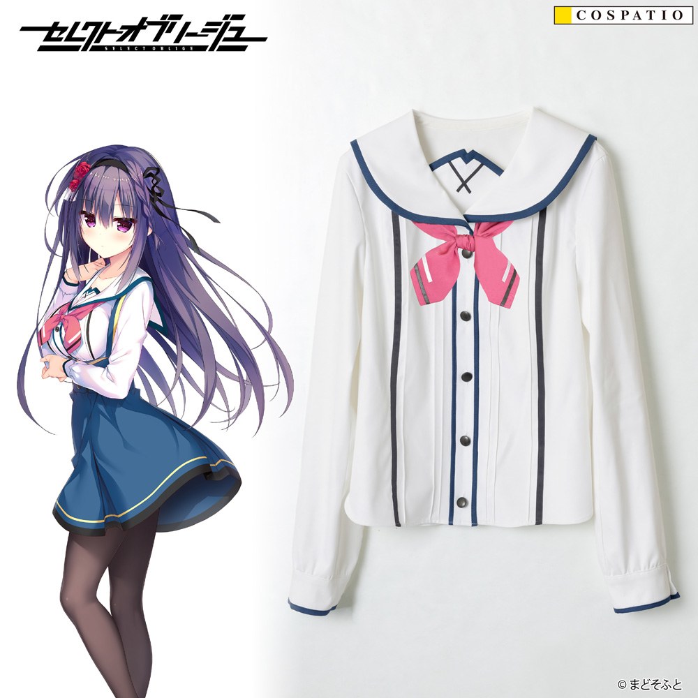 【早得】桜元学園女子制服 ブラウスセット