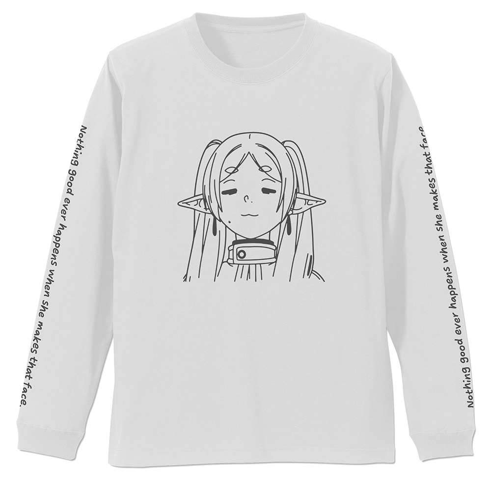 フリーレン フェイス 袖リブロングスリーブTシャツ