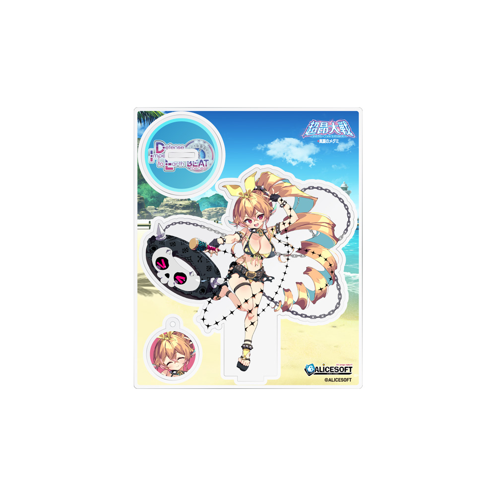超昂大戦 真夏のメグミ アクリルキャラスタンド