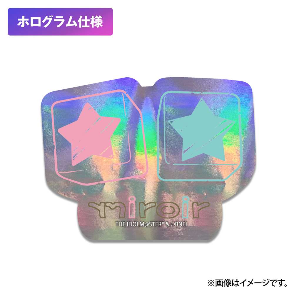 ★限定★miroir ホログラムミニステッカー